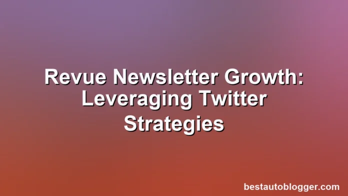 A newsletter icon expanding its reach across a Twitter feed.