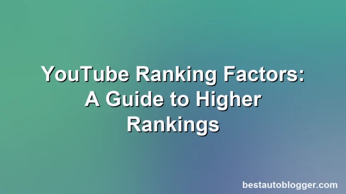 A bright spotlight illuminates a top-ranked YouTube video thumbnail.