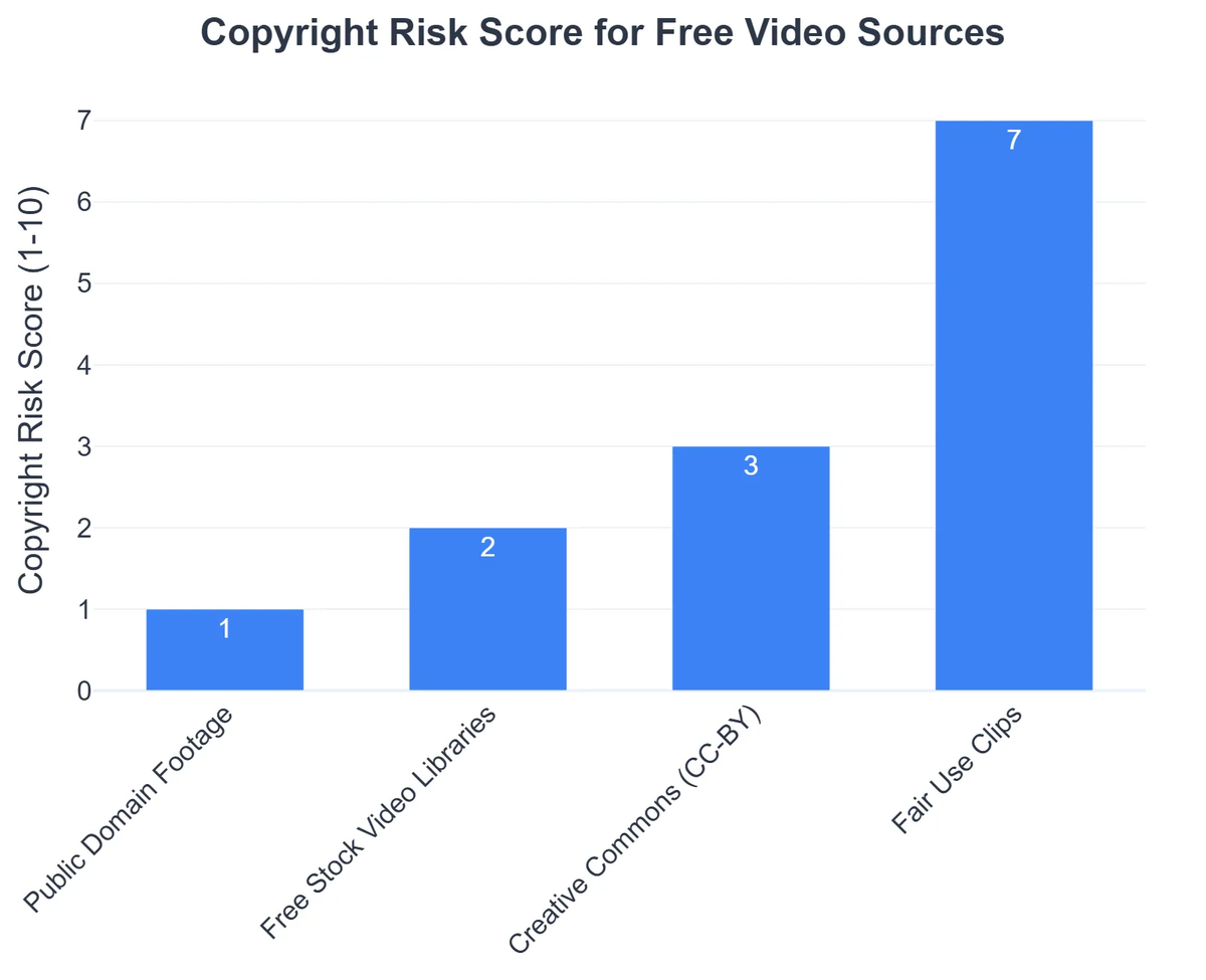 Copyright Risk Score for Free Video Sources