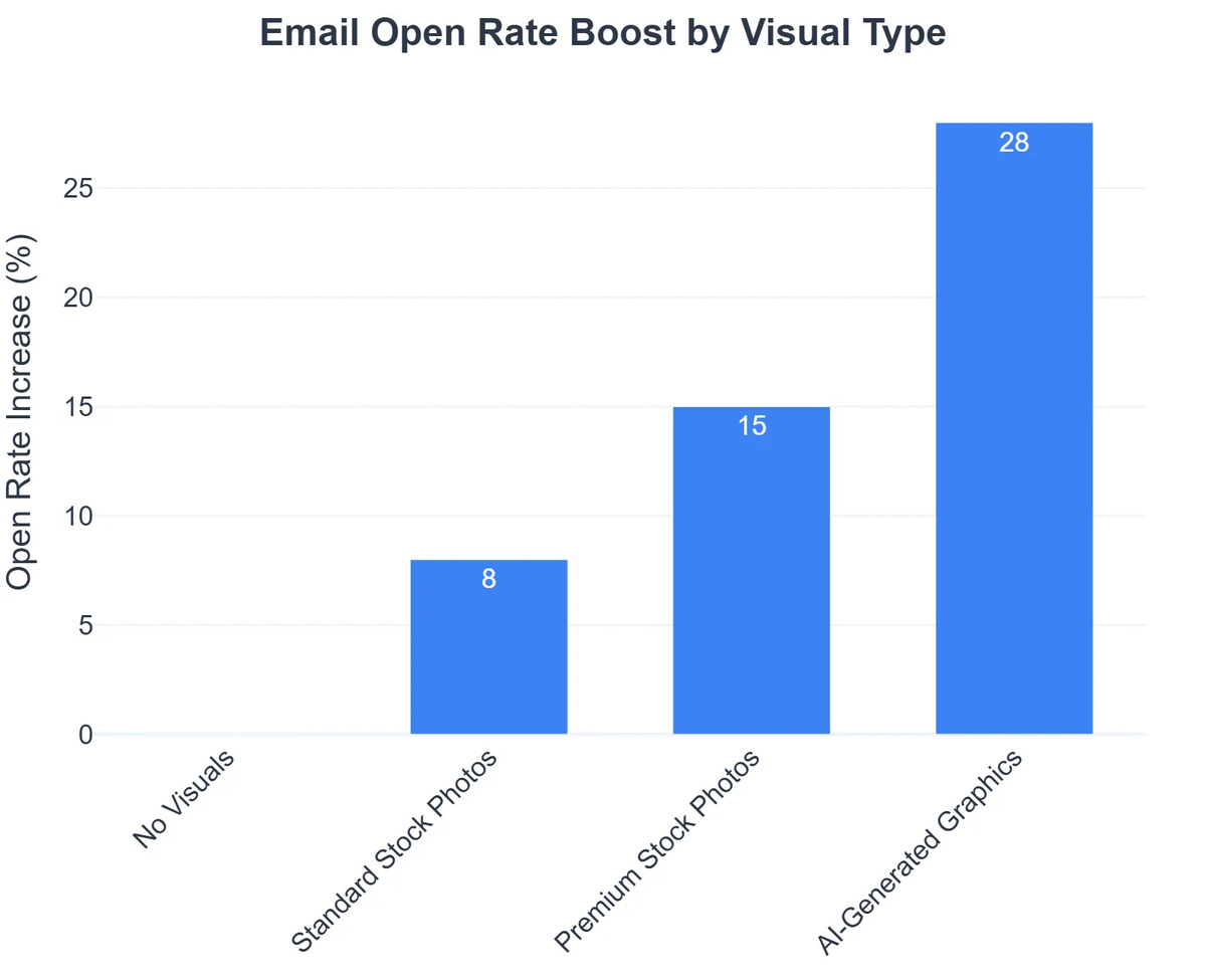 Email Open Rate Boost by Visual Type