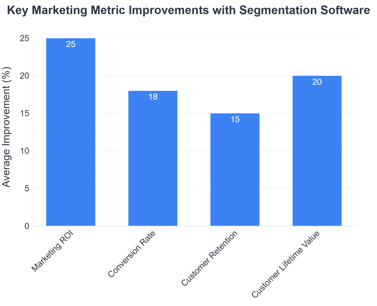 Key Marketing Metric Improvements with Segmentation Software