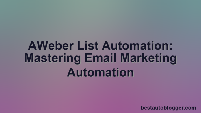 Emails automatically flowing into distinct, segmented subscriber lists.