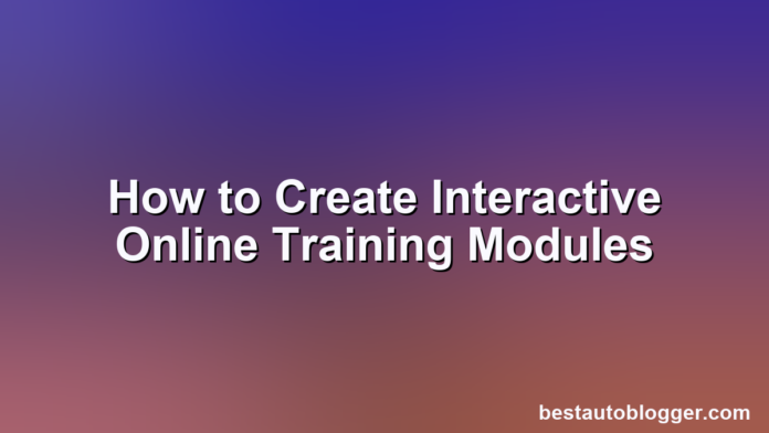 A user actively engaging with an interactive online training module on a computer screen.