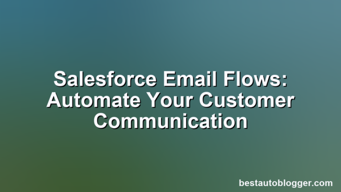 Emails flowing automatically through a digital customer journey on a screen.