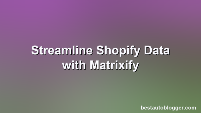 A clean digital interface with organized icons for Shopify products, customers, and orders.