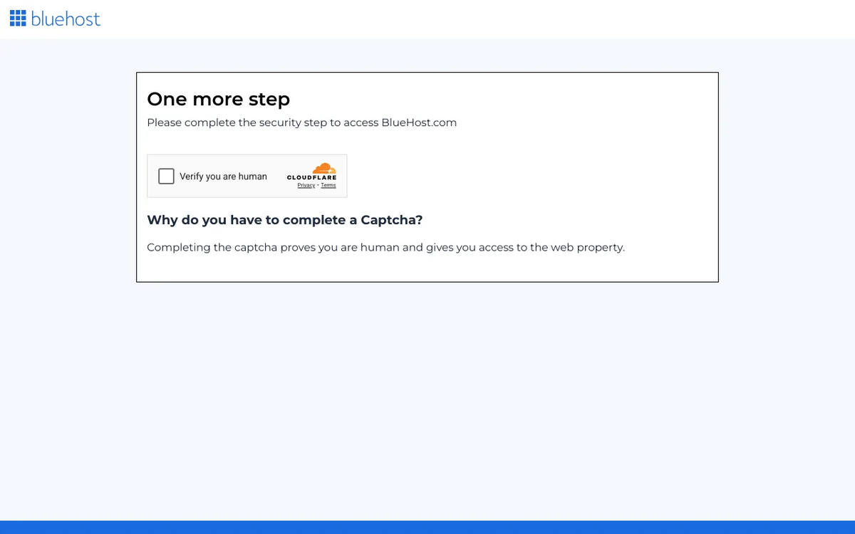 Screenshot of Bluehost Reseller Hosting homepage