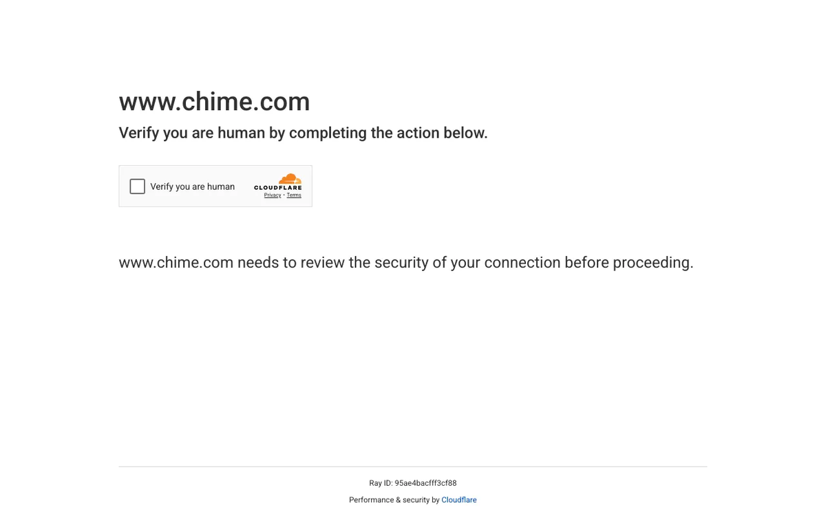 Screenshot of Chime CRM homepage