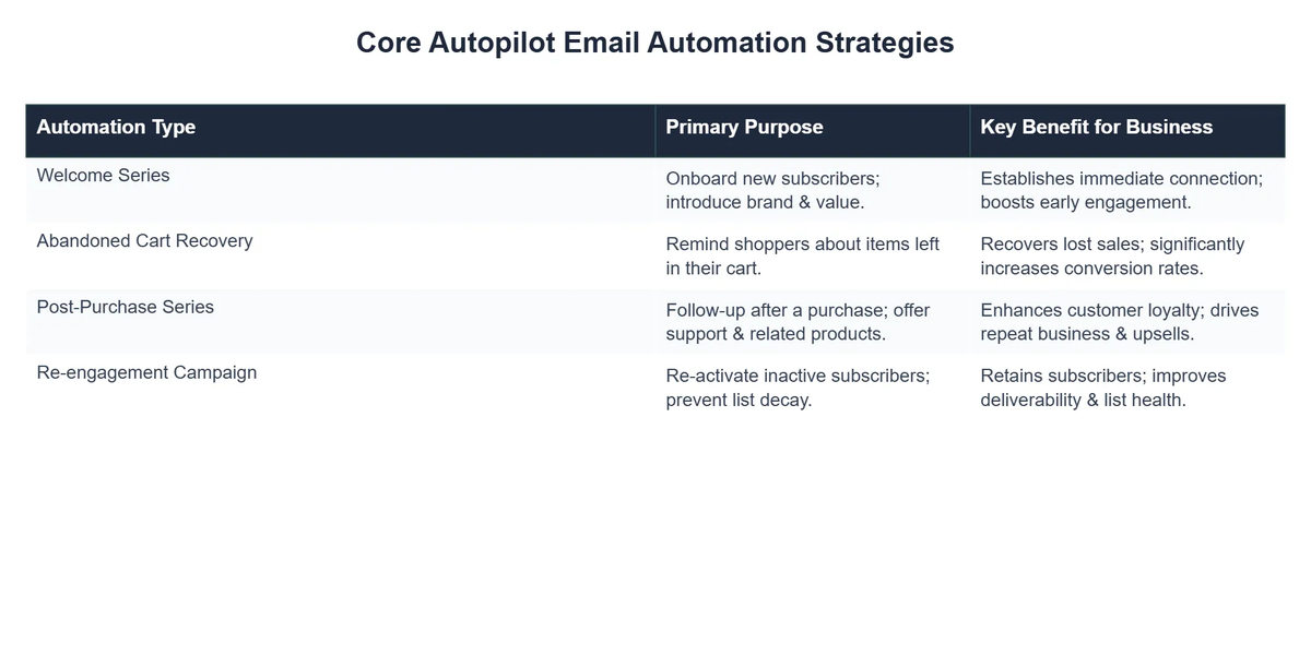 Core Autopilot Email Automation Strategies